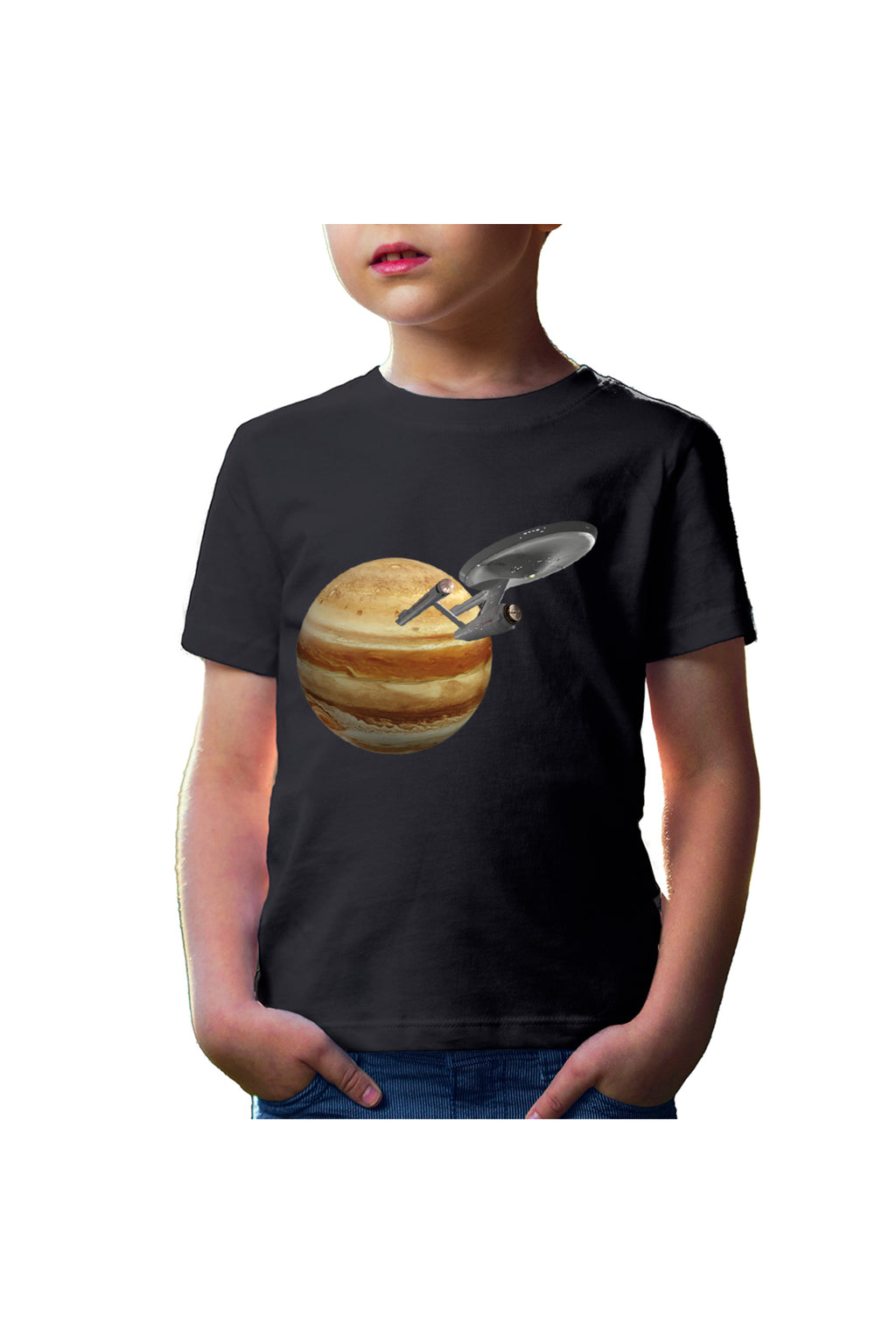 Tricou copii Star Trek USS Enterprise Starship Jupiter