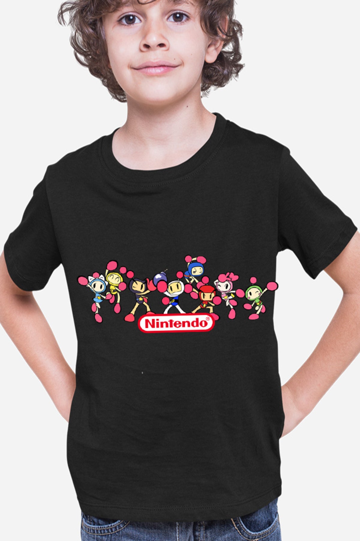 Tricou copii Bomberman All Team Console Game