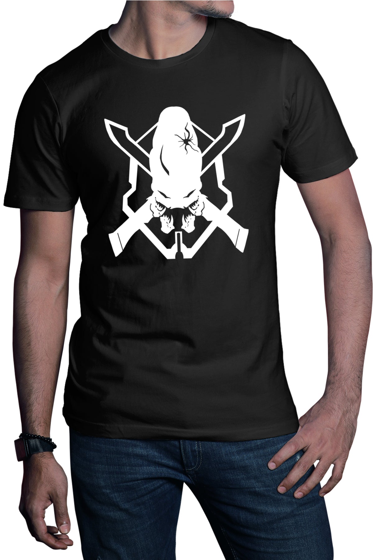 Tricou barbati Halo Alien Race Covenant Legendary Space