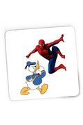 Mousepad Gaming Donald Duck Spiderman Web Marvel DC Disney Angry, 21x19 cm