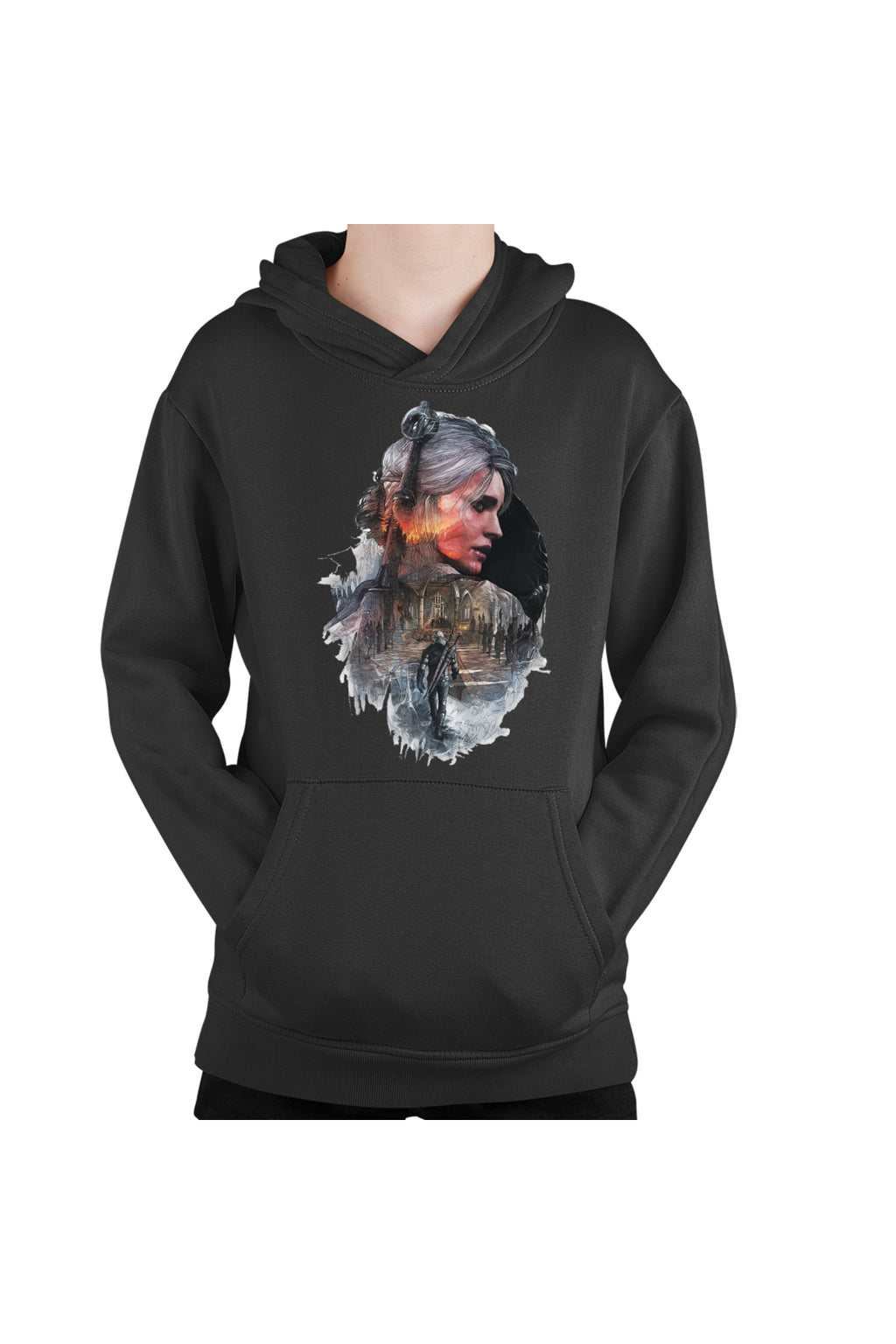 Hanorac copii The Witcher Wild Hunt Monster Slayer Steam
