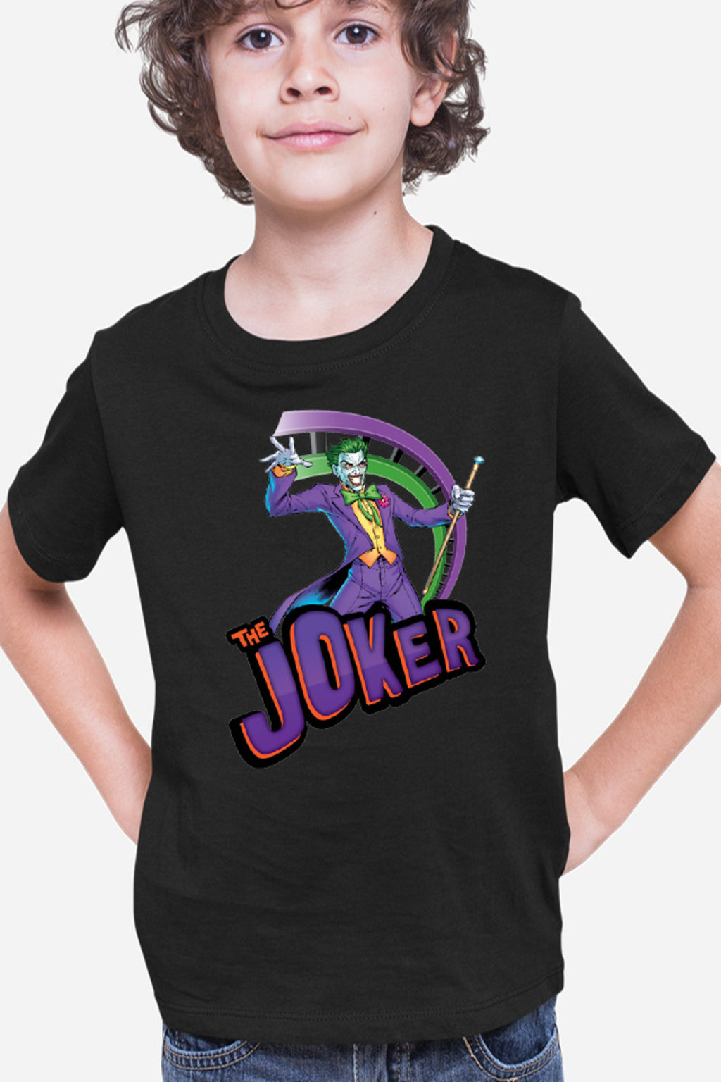 Tricou copii Joker Happy American Comic Books