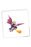 Mousepad Gaming Clash of Clans Dragon Fire Thor Chibi Anime Version, 21x19 cm