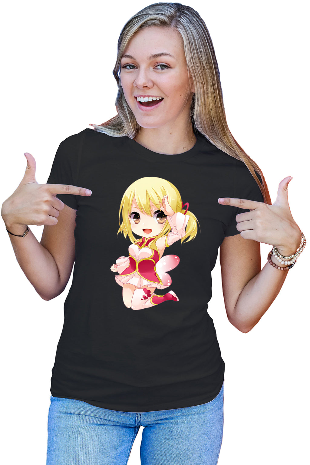 Tricou dama Fairy Tail Love Story Valentine Day Anime