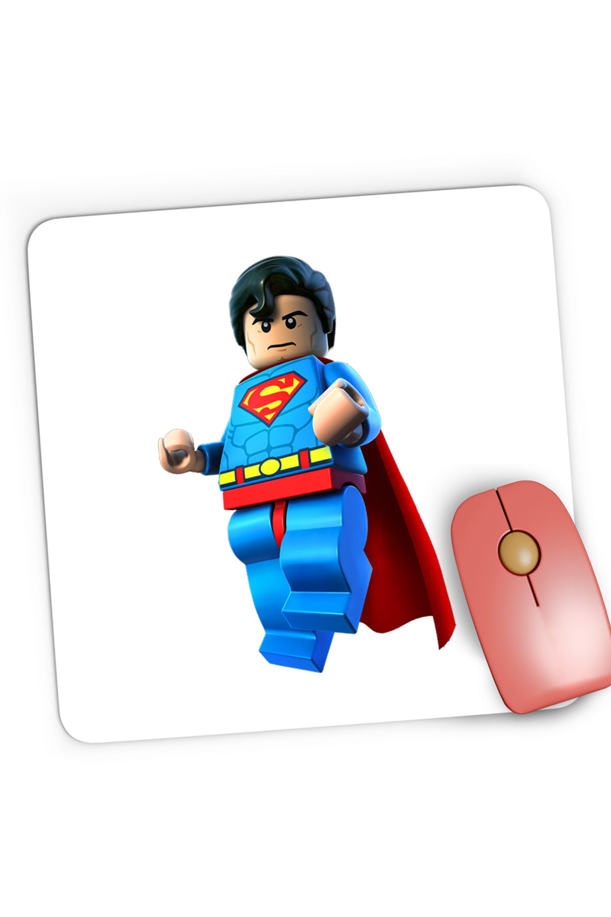 Mousepad Gaming Superman Heroes Technic Duplo Ninjago, 21x19 cm