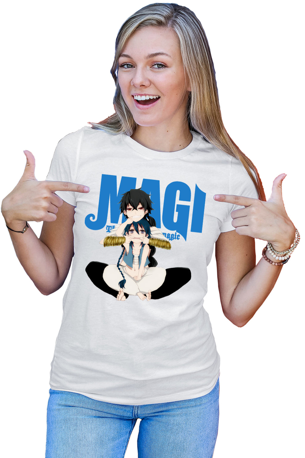 Tricou dama Magi The Labyrinth of Magic Desene Anime Manga