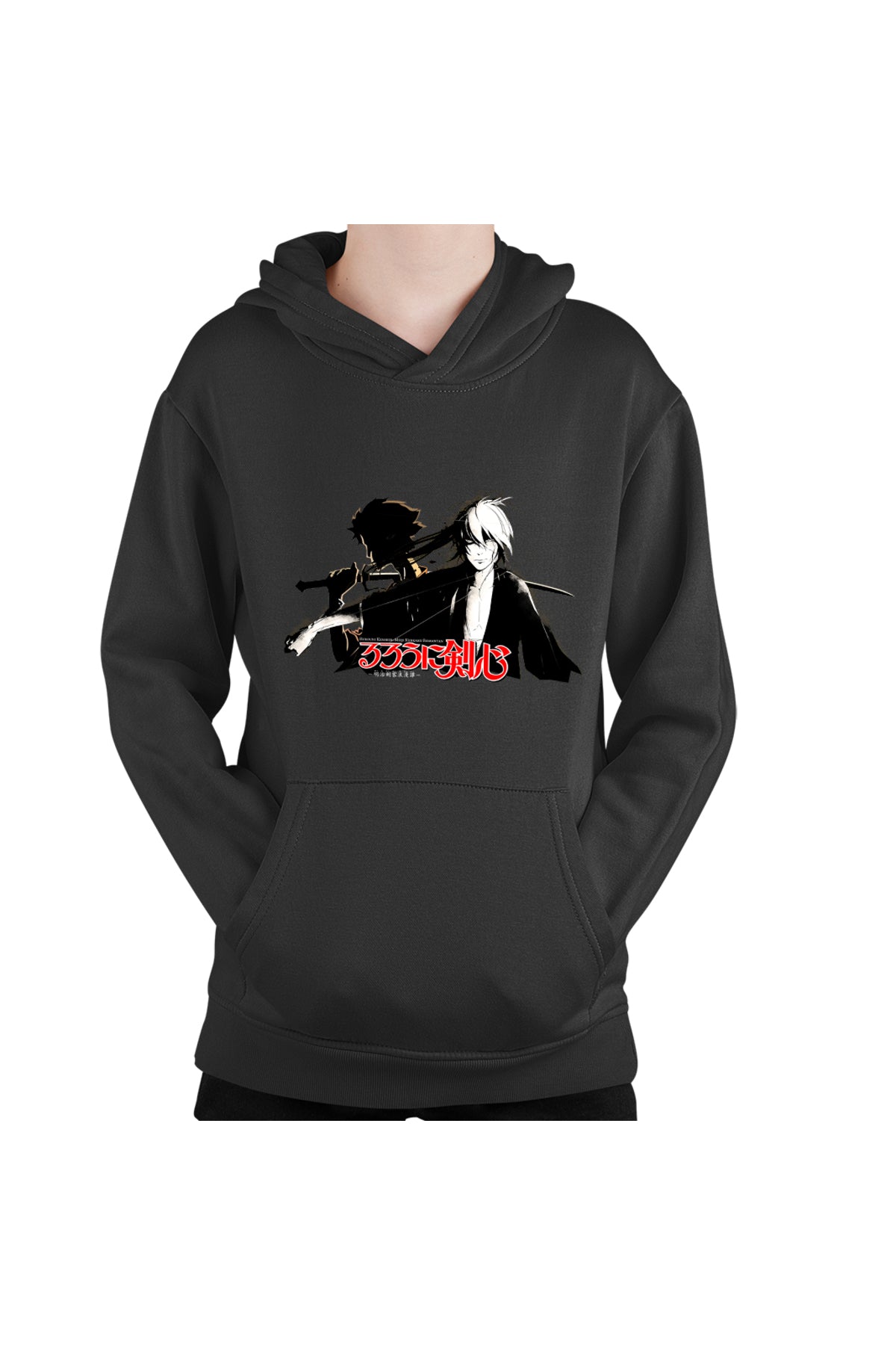 Hanorac copii Rurouni Kenshin Anime Cute Mugen Contrast