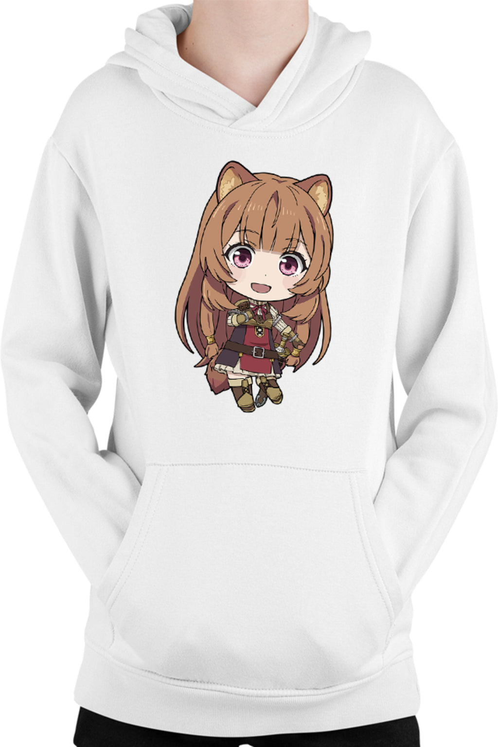 Hanorac copii Rising of the Shield Hero Raphtalia Furry Best Waifu Animeuri