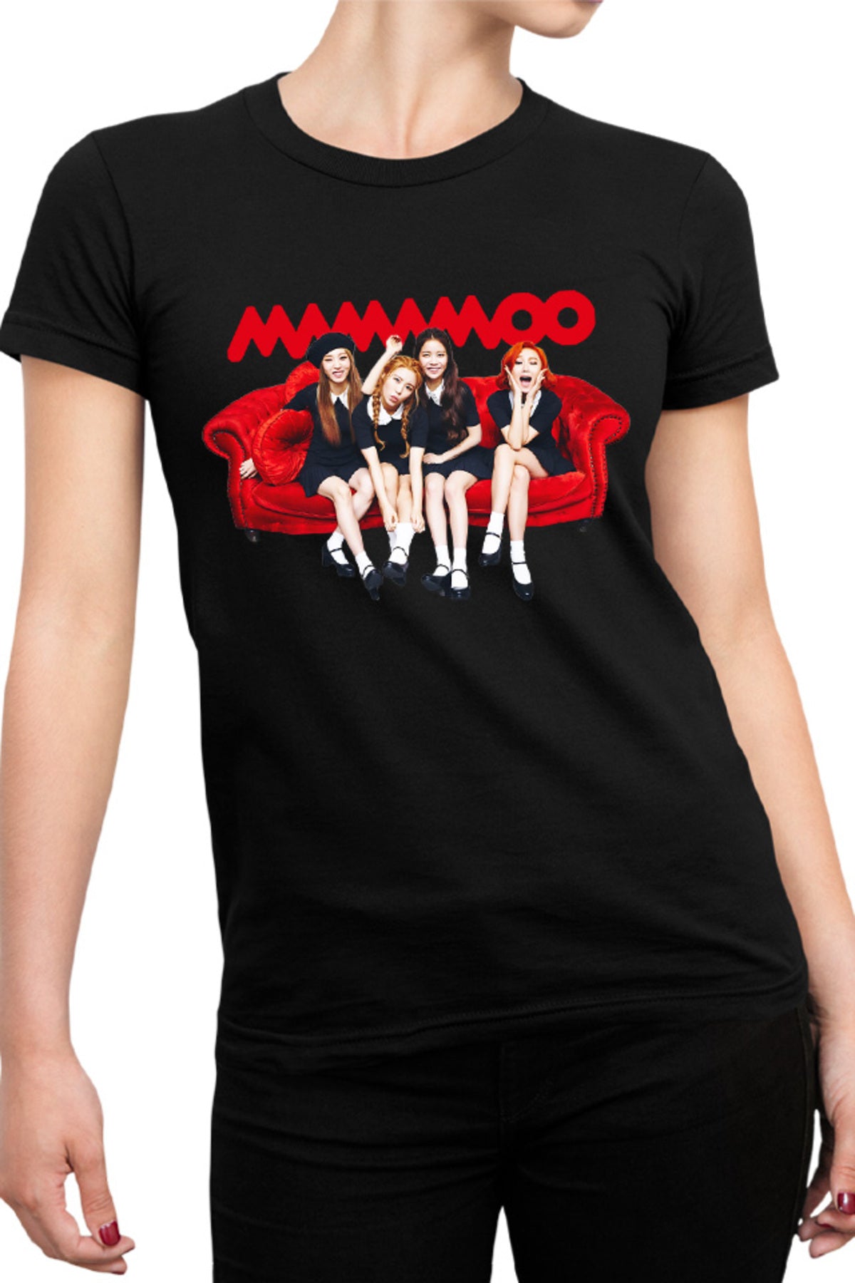 Tricou dama Mamamoo Sofa Student Concept Photo Idol K-Pop