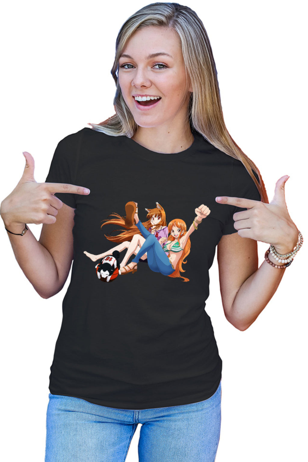 Tricou dama Spice and Wolf Holo One Piece Kuroko no Basket
