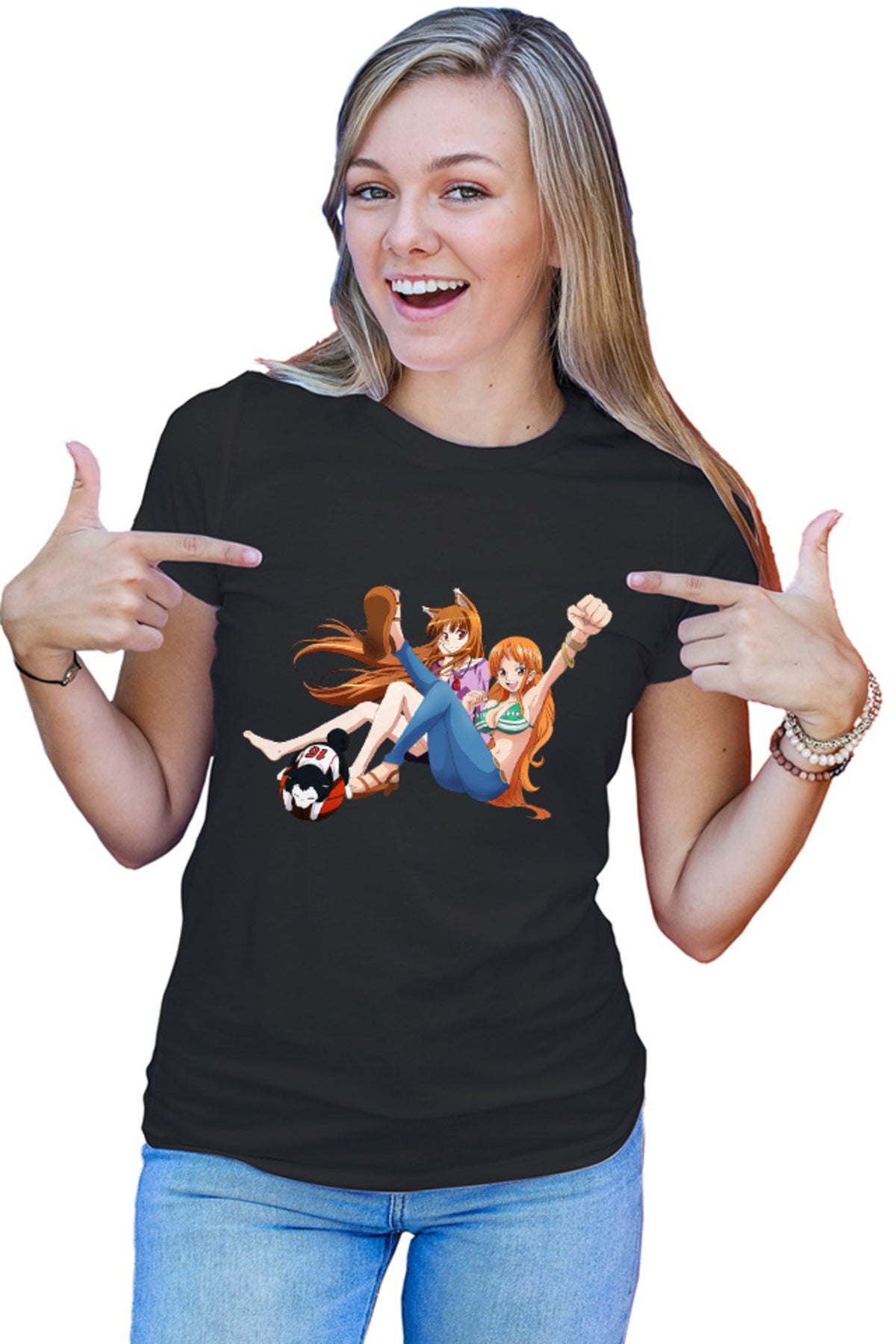 Tricou dama Spice and Wolf Holo One Piece Kuroko no Basket