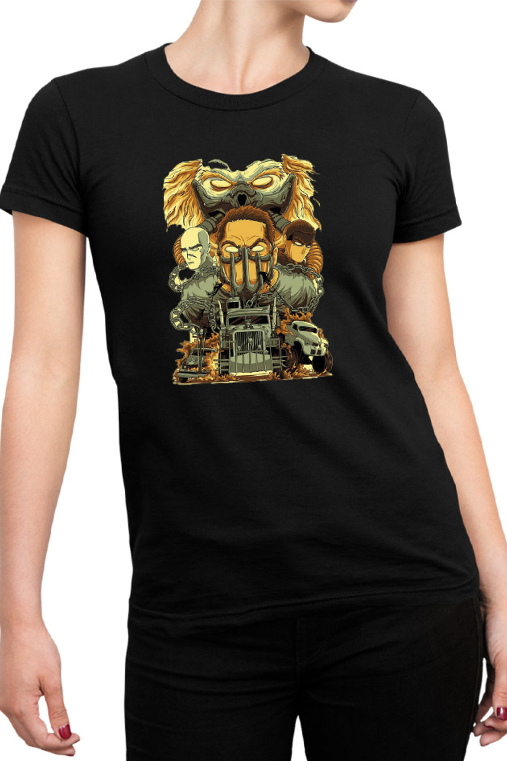 Tricou dama Mad Max Post Apocaliptic Mel Gibson Societal Collapse