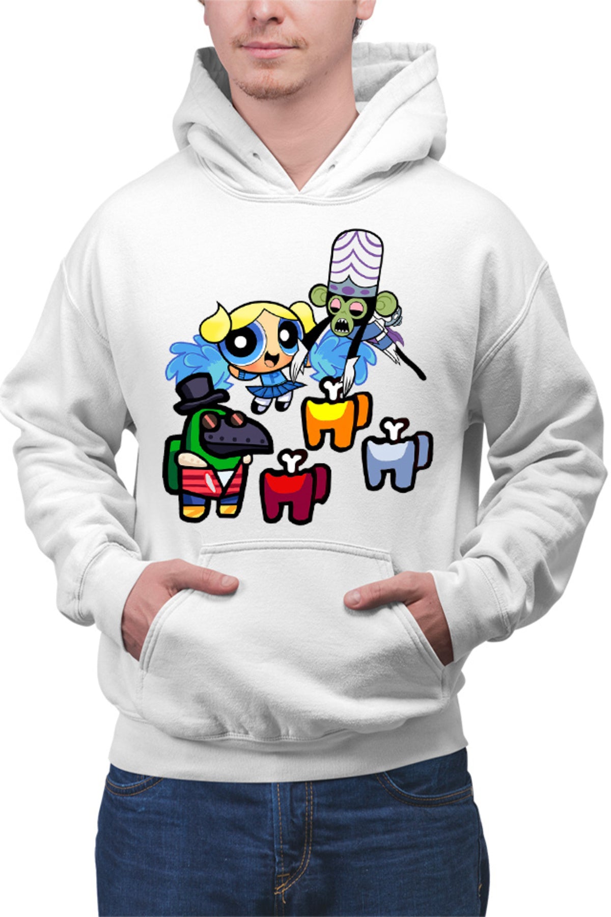 Hanorac barbati Among Us Impostor Character Wonder Mojo Jojo Bubble