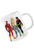 Cana Aquaman Batgirl Flash Comics Cartoons Water Action Mystery, alba, 330 ml
