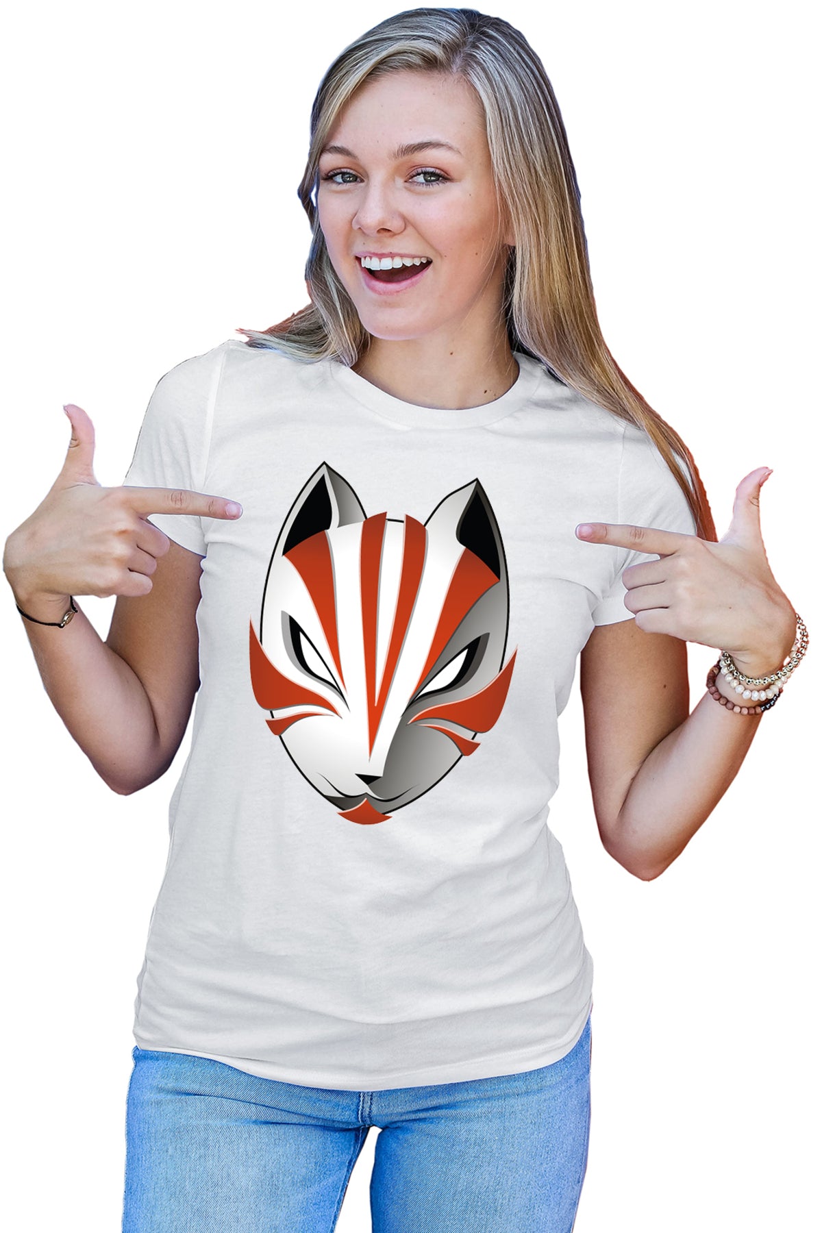 Tricou dama Bleach Kitsune Mask Anime Kage