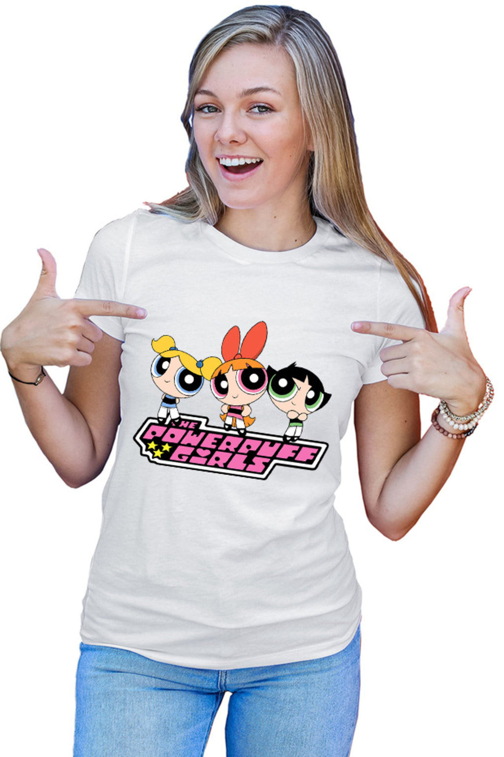 Tricou dama The Powerpuff Girls Bubble Butterup