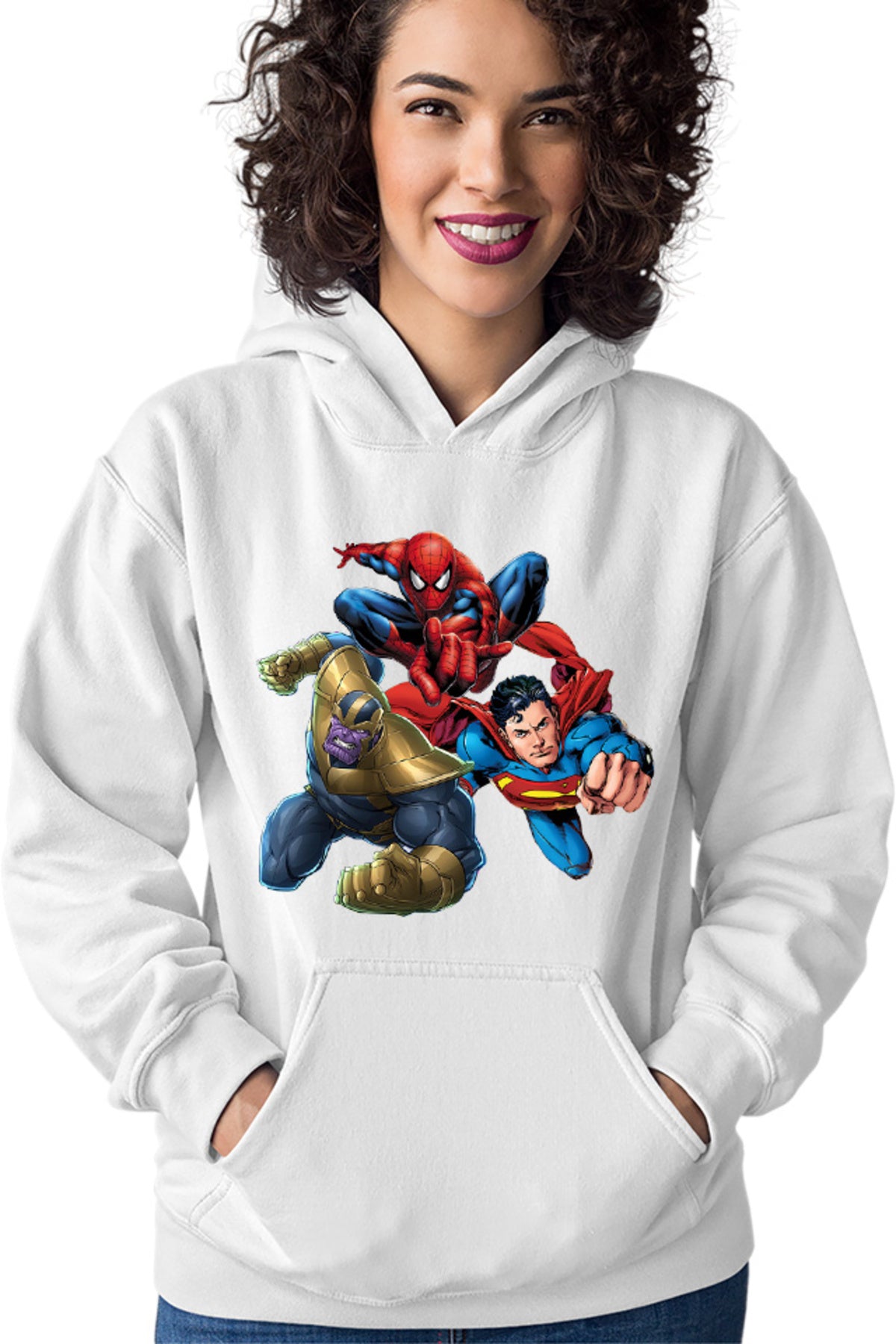 Hanorac dama Thanos Superman Spiderman Hero Gems Avangers