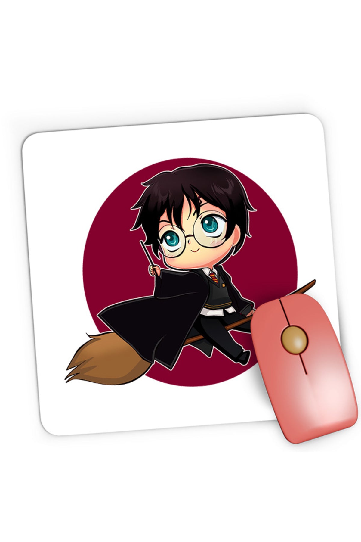 Mousepad Gaming Harry Potter J. K. Rowling Fantasy Supranatural British, 21x19 cm