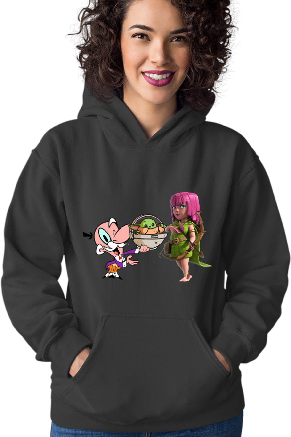 Hanorac dama Clash of Clans Powerpuff Girls Mayor Star Wars Baby Yoda