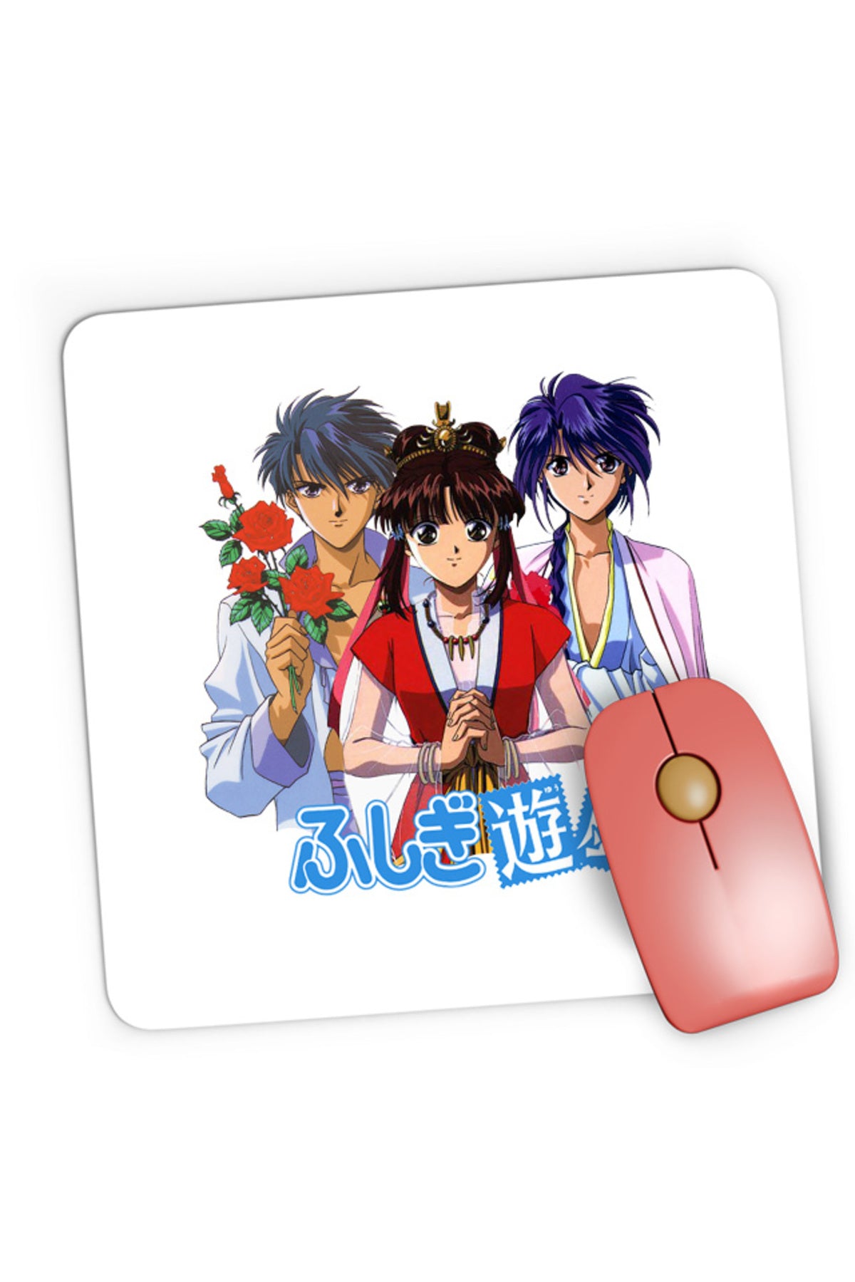 Mousepad Gaming Fushigi Yuugi Tamahome Yuuki Nuriko Dozaanimata, 21x19 cm
