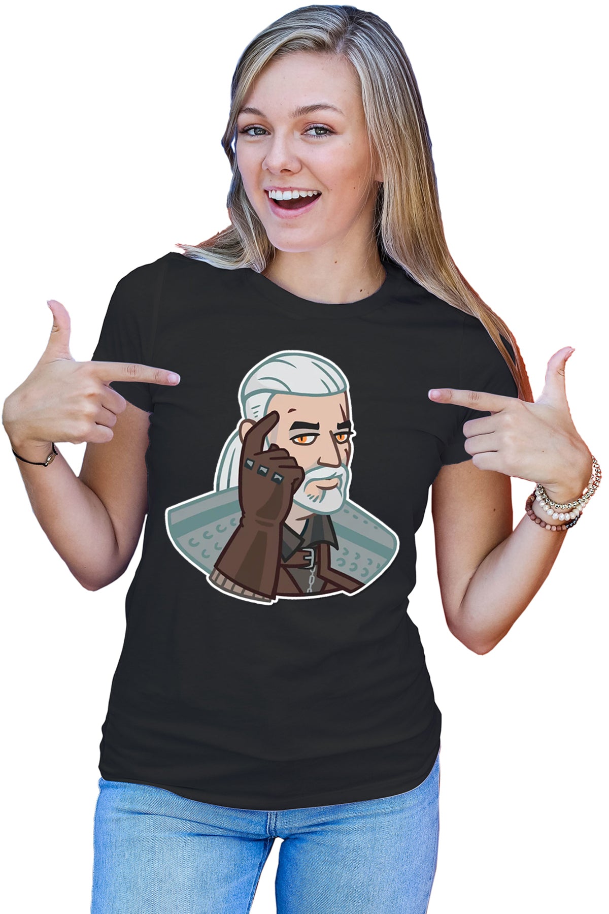 Tricou dama The Witcher Geralt of Rivia Epic Games Fortnite