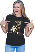 Tricou dama Btooom! Ryouta Himiko Magi Judal AOT Levi Magic Fantasy