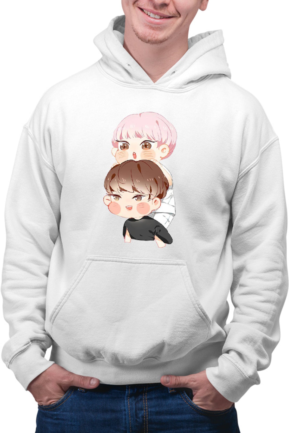 Hanorac barbati Seventeen K-pop Chibi Army The8 DK Kim Mingyu
