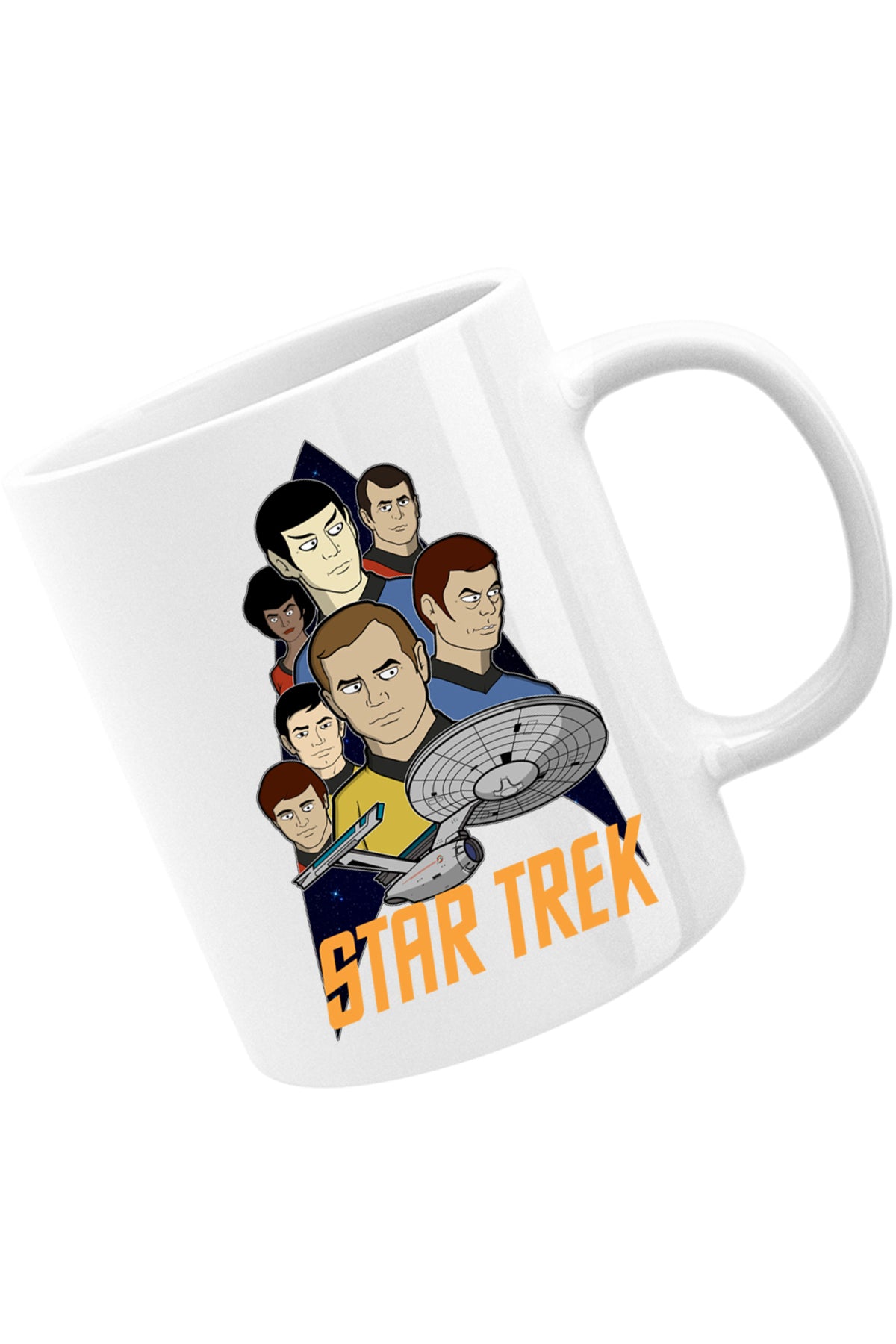 Cana Star Trek Animated Series Desene SF Spock, alba, 330 ml