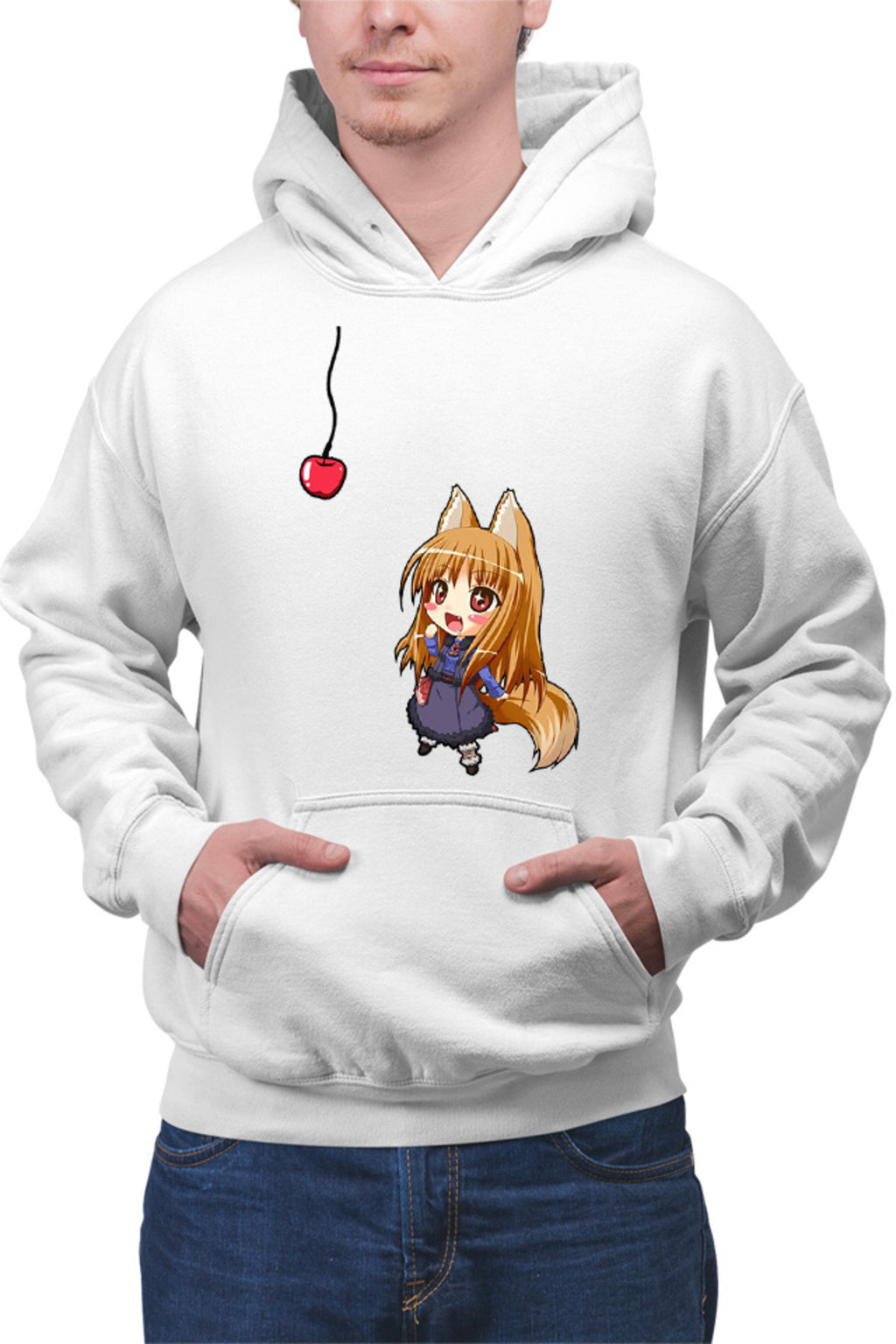 Hanorac barbati Spice And Wolf Holo Anime Love Manga Chibi