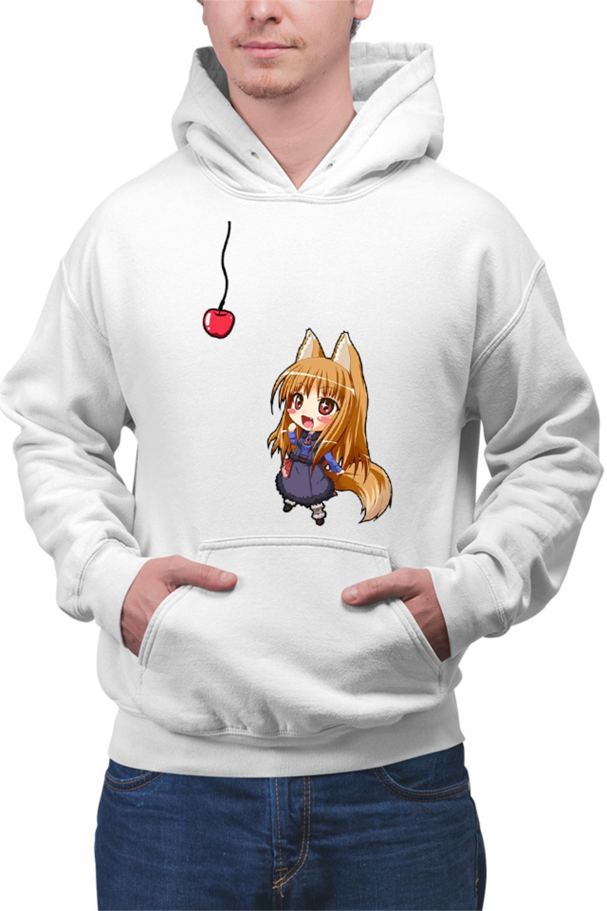 Hanorac barbati Spice And Wolf Holo Anime Love Manga Chibi