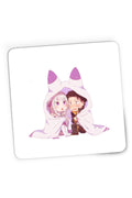 Mousepad Gaming Re Zero Subaru Emilia Best Waifu Magic Another World, 21x19 cm