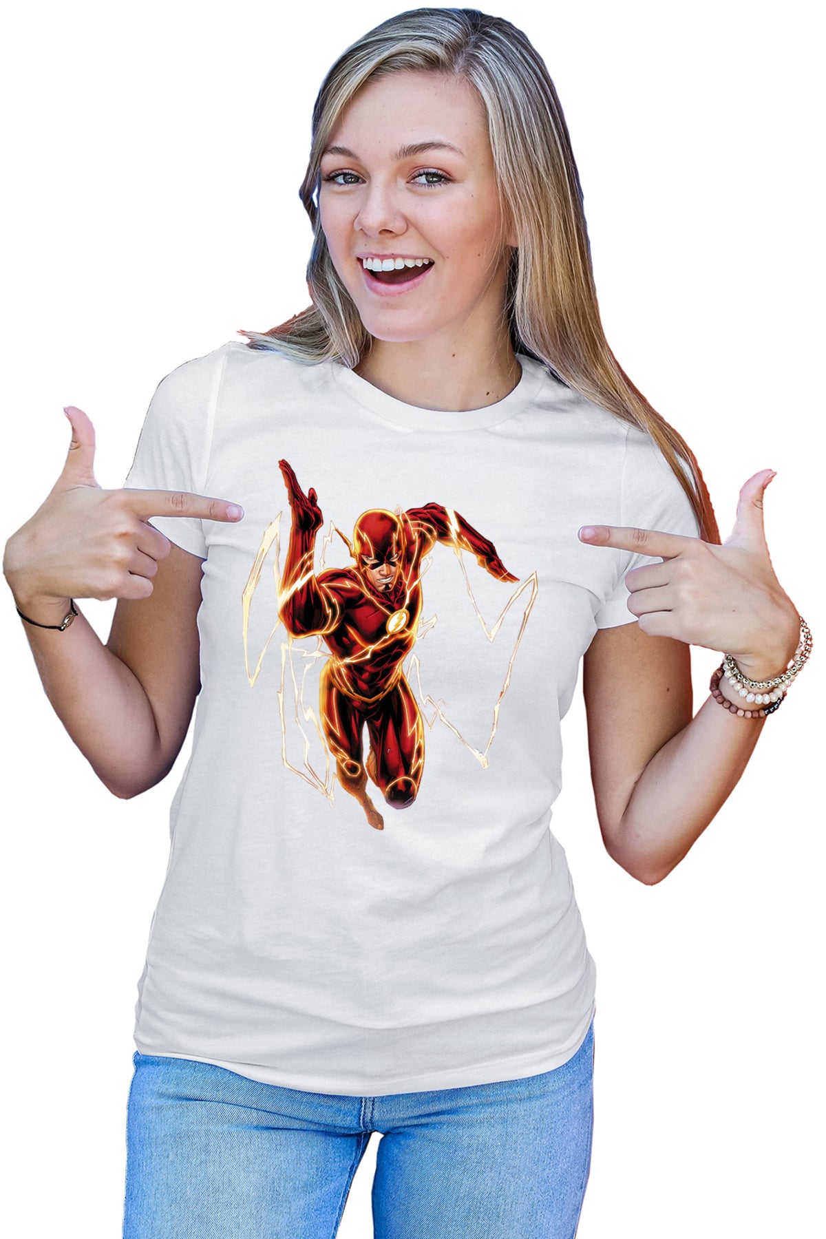Tricou dama The Flash Comic Book Marvel Desene Animate
