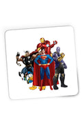 Mousepad Gaming Thor Donald Duck Superman Ironman Thanos Villian Hero Cool, 21x19 cm