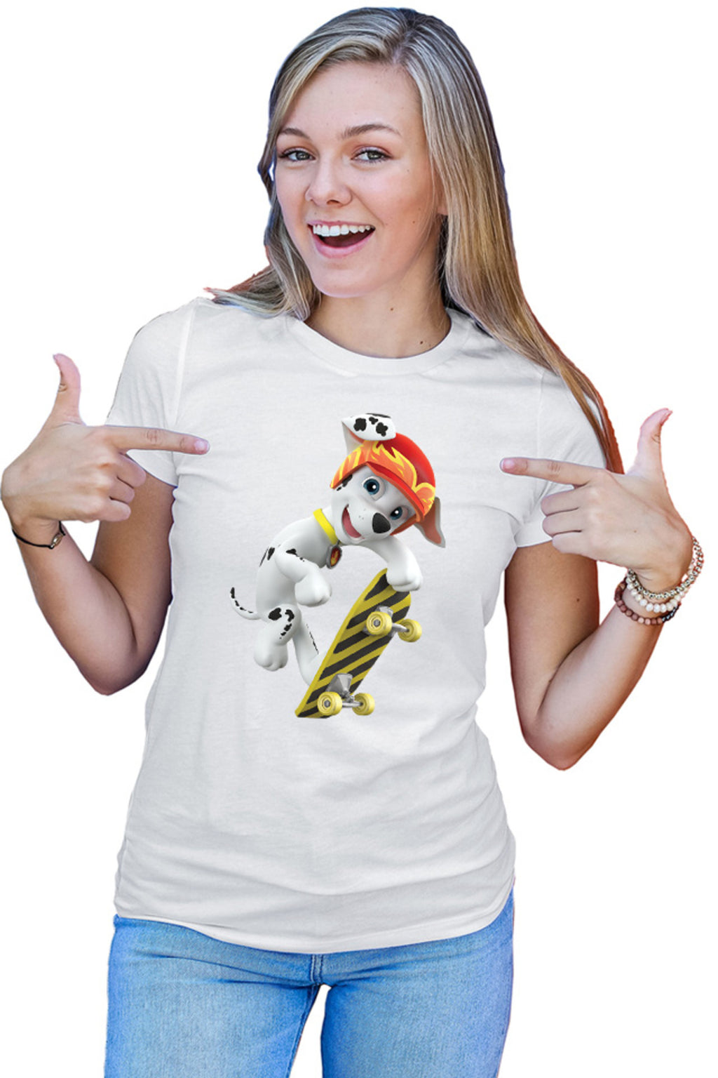 Tricou dama Paw Patrol Dalmatioan Puppy Marshal
