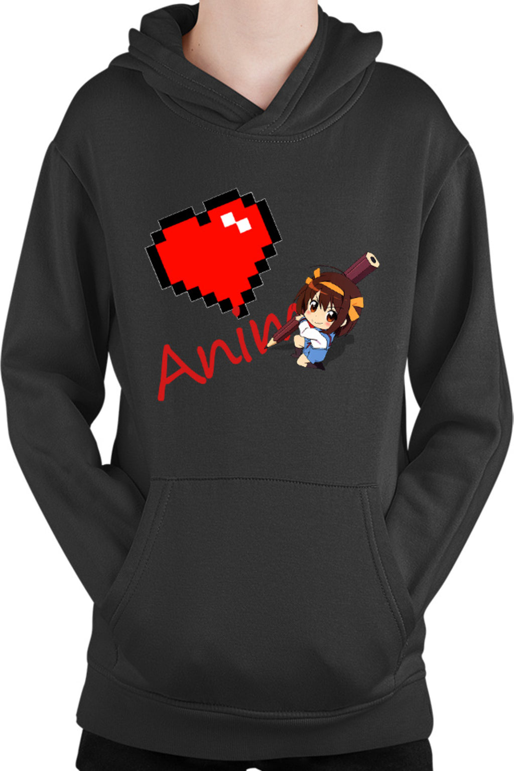 Hanorac copii Haruhi Suzumiya Love Anime Minecraft Write School