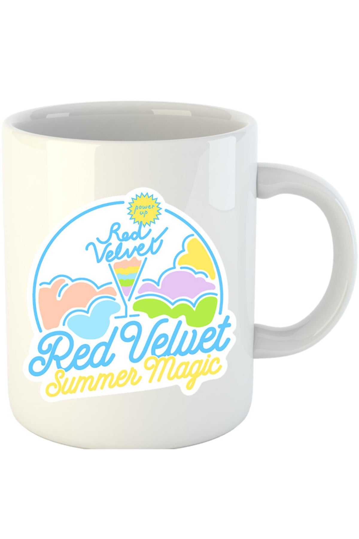 Cana Red Velvet K-Pop Logo Summer Magic Vibe Colorful, alba, 330 ml