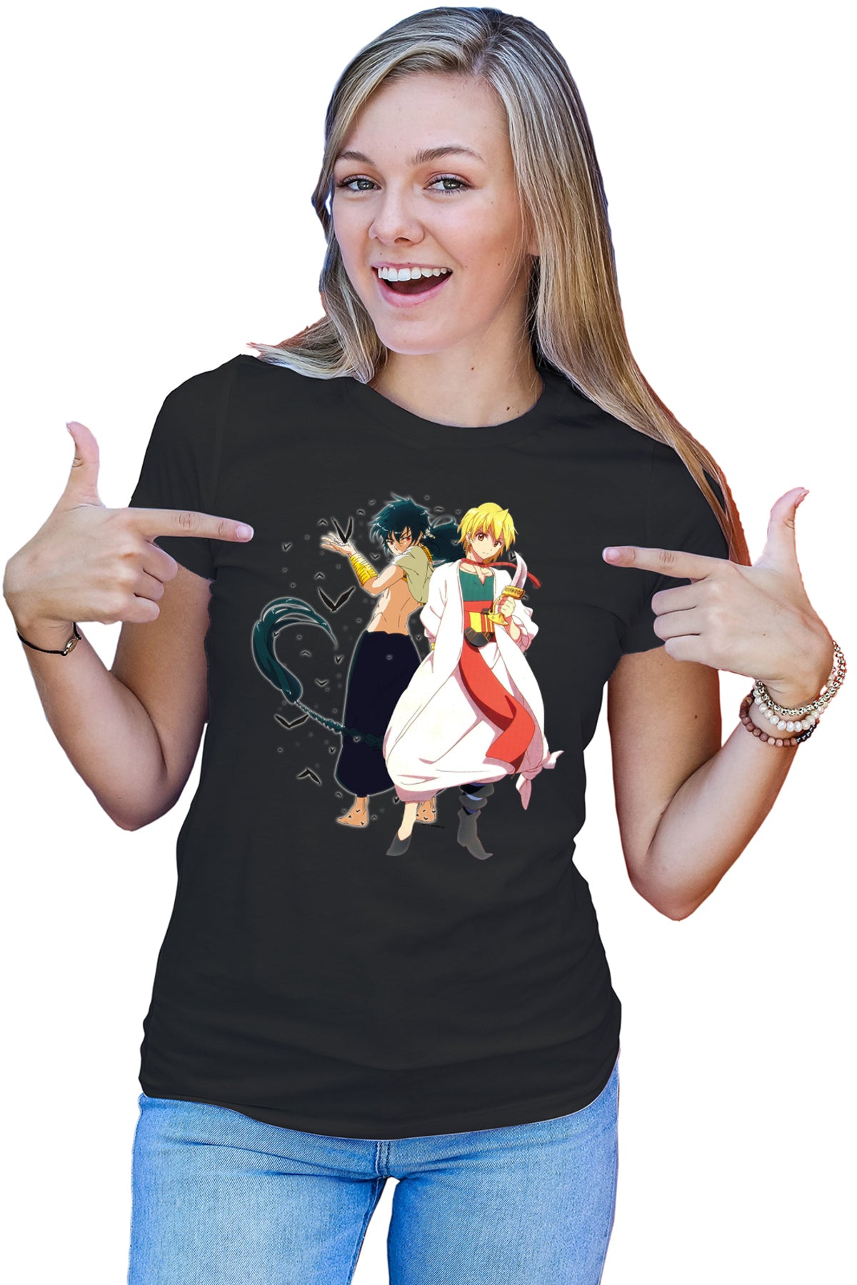 Tricou dama Magi The Labyrinth of Magic Alibaba Rival Judar