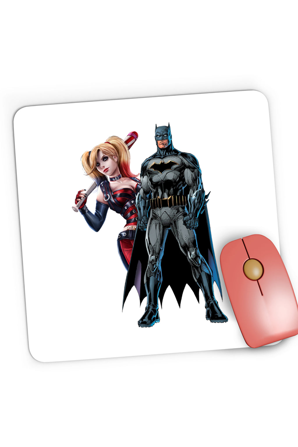 Mousepad Gaming Batman Harley Quinn Joker Margot Bad Girl, 21x19 cm