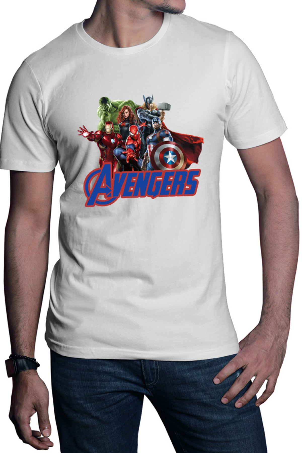 Tricou barbati Thor Avangers Group Spiderman Ally Hero Marvel DC Comedy