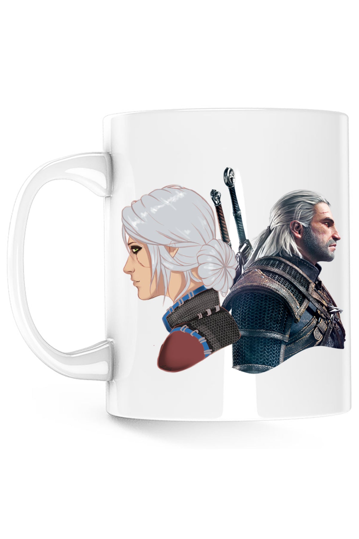 Cana The Witcher Geralt Ciri Xbox Game Nvidia, alba, 330 ml