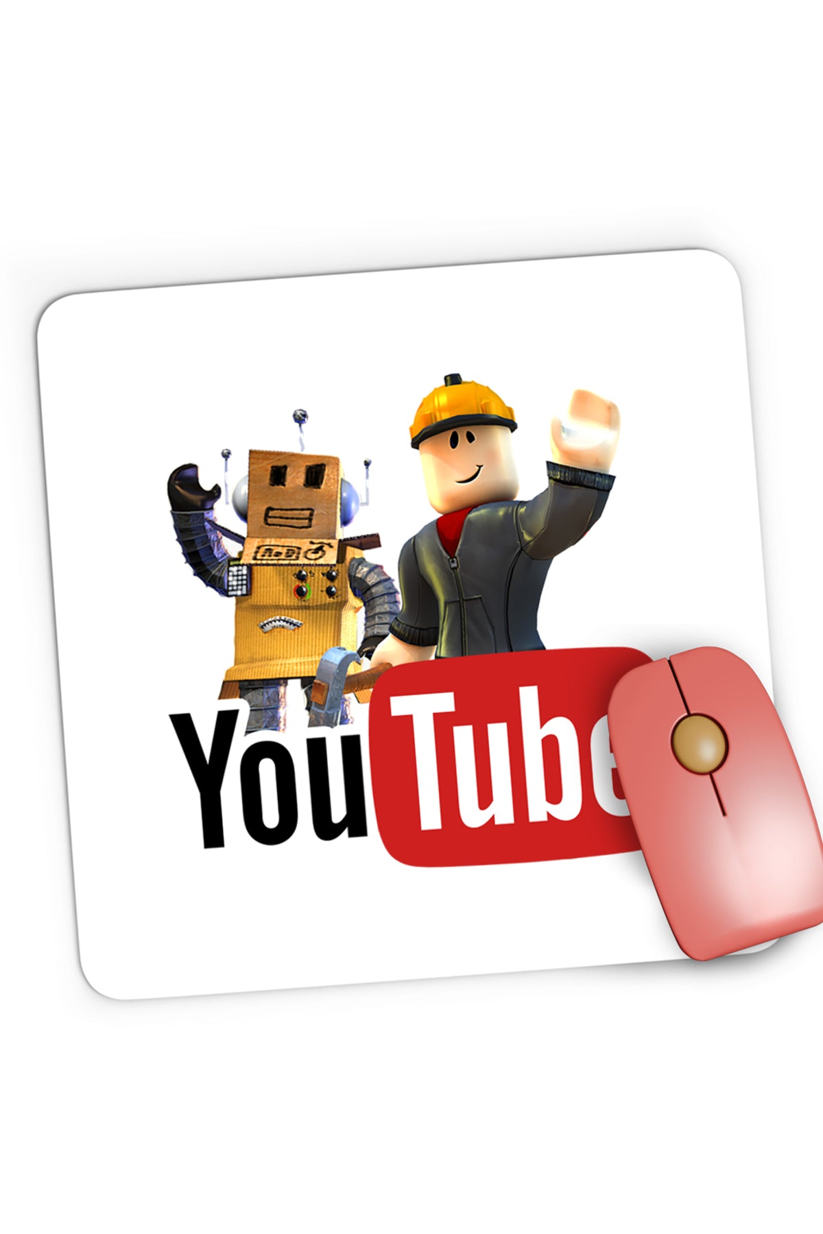 Mousepad Gaming Roblox Youtube Creator Online Video Game, 21x19 cm