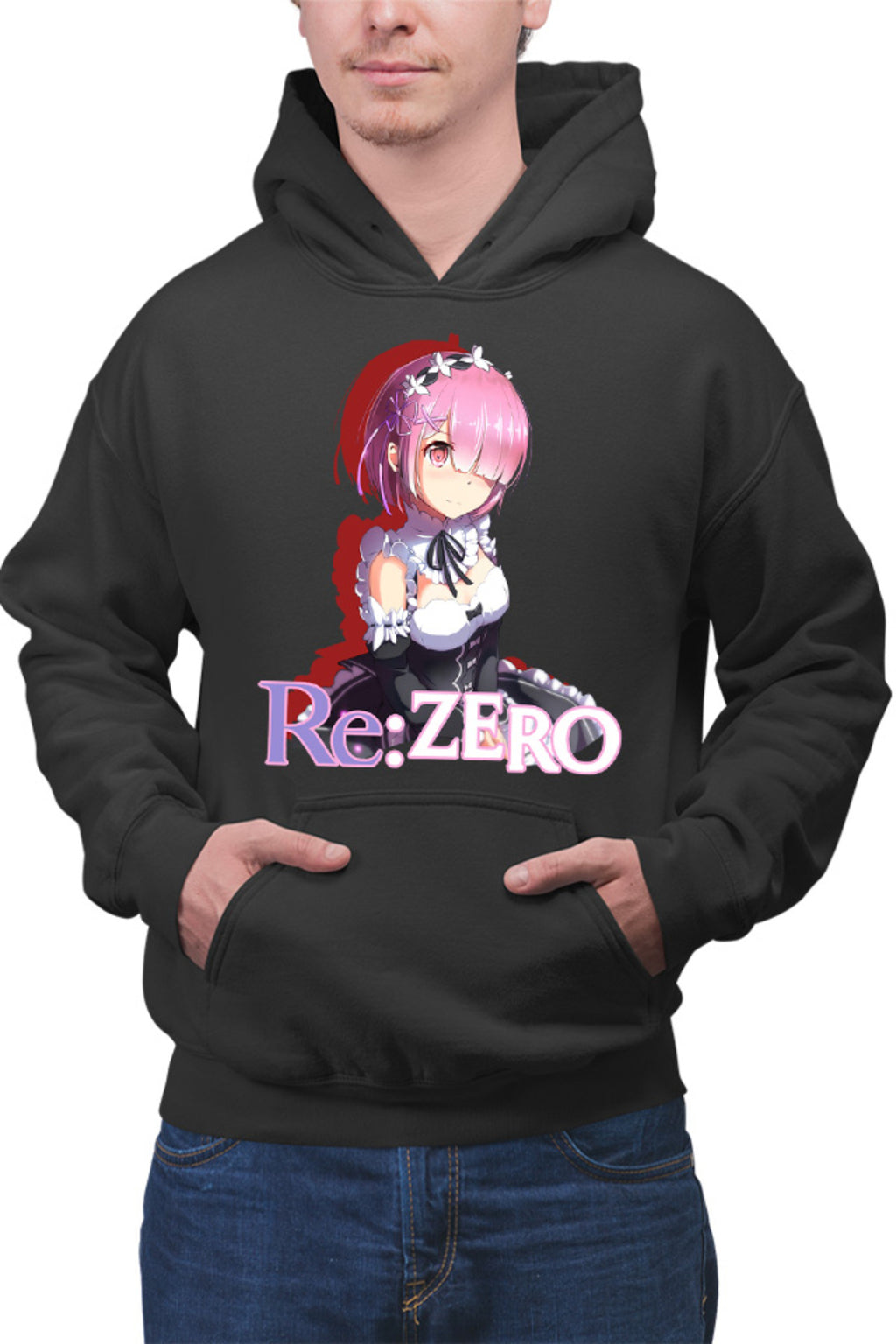 Hanorac barbati Re Zero RAM Maiden Strongest Sister Demon Otaku Japan