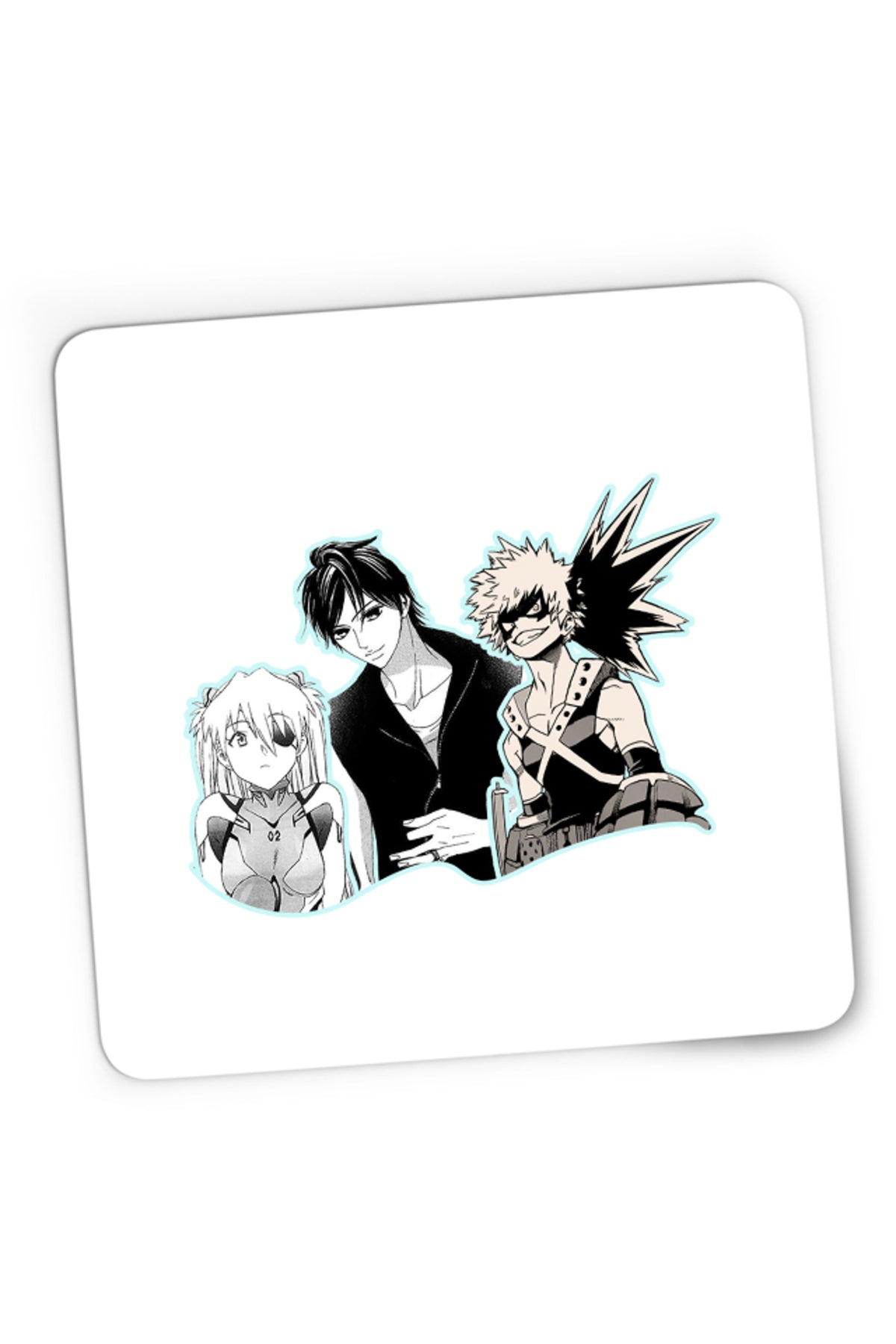 Mousepad Gaming LDK Neon Genesis Evanghelion My Hero Academia, 21x19 cm