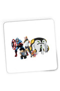 Mousepad Gaming Captain America Fortnite Fox Skin Minecraft Steve Paw Patrol, 21x19 cm