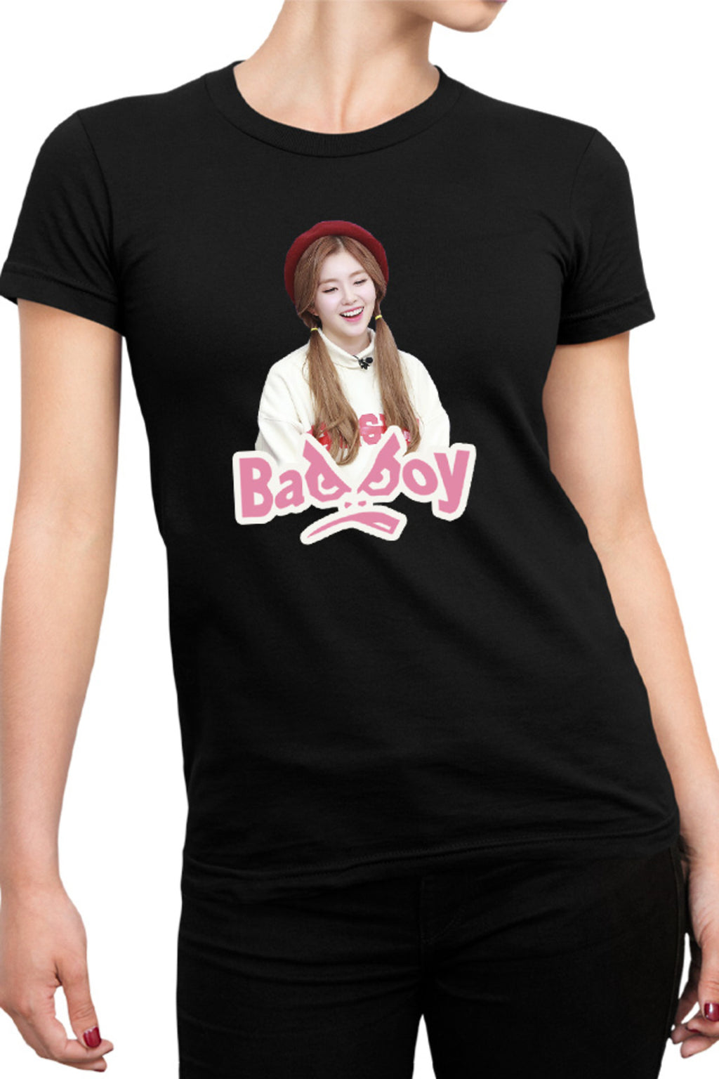Tricou dama Red Velvet Bad Boy Album Concept Funny