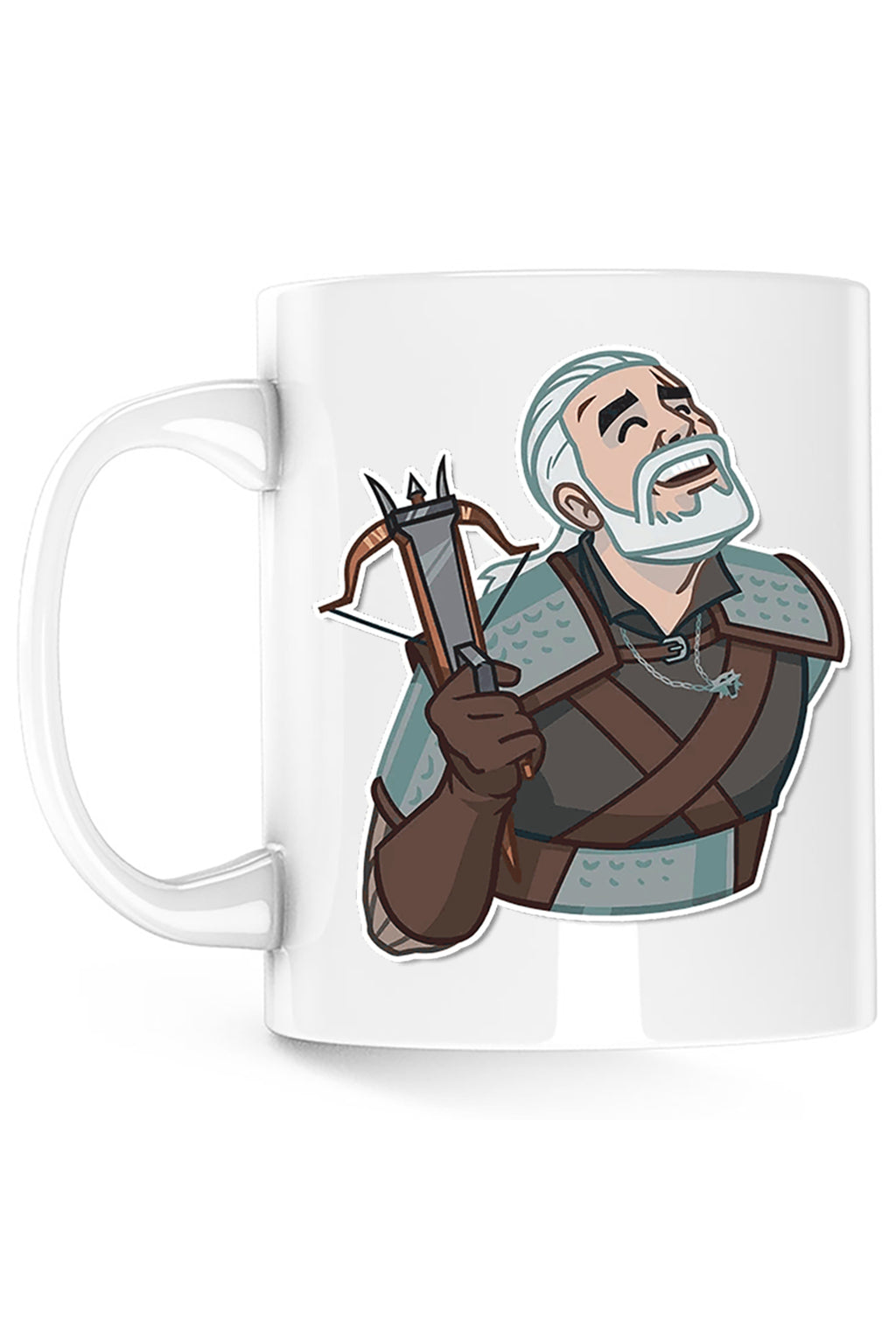 Cana The Witcher Geralt Demon Slayer Cartoon Play, alba, 330 ml