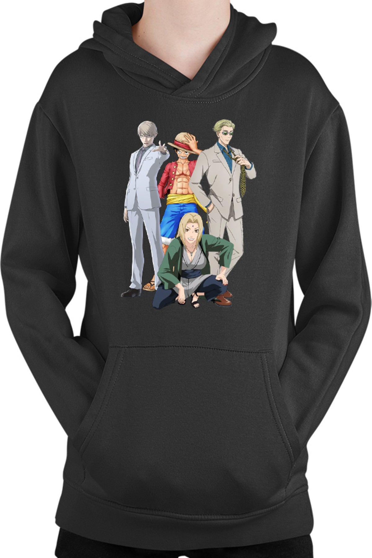 Hanorac copii Ajin Tosaki Naruto One Piece Luffy Jujutsu Kaisen