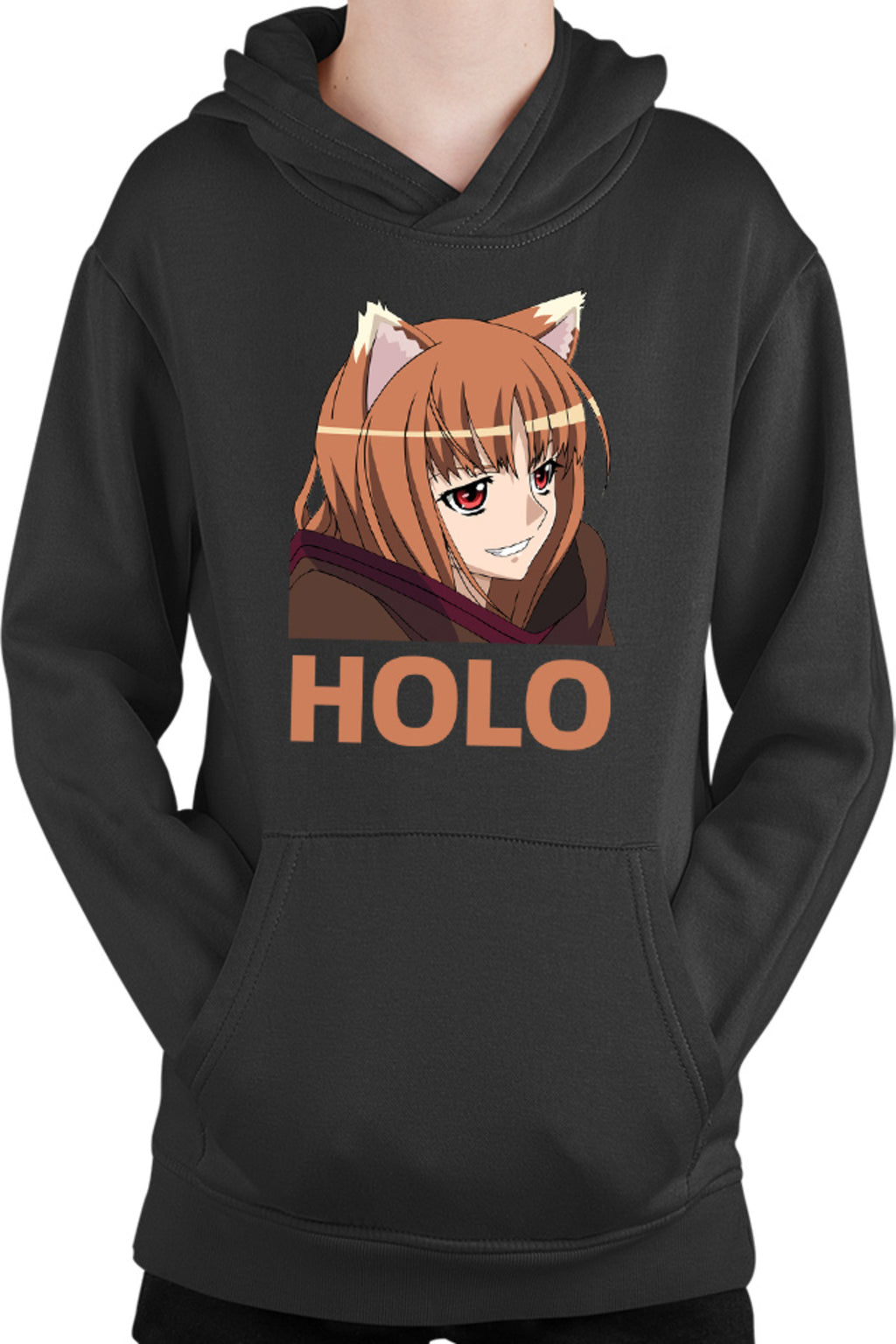 Hanorac copii Spice And Wolf Holo Funny Face Anime Japan