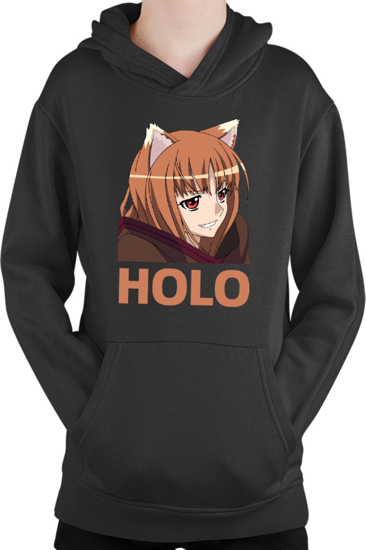 Hanorac copii Spice And Wolf Holo Funny Face Anime Japan