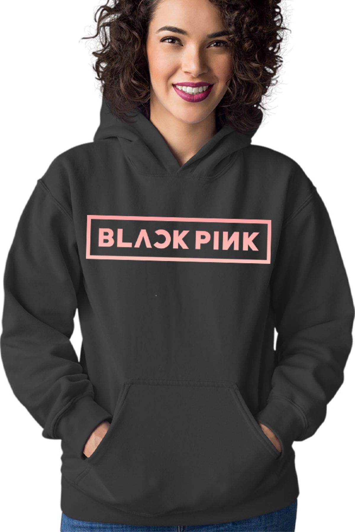 Hanorac dama Blackpink In Your Area Logo Motto K-Pop